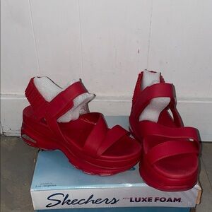Skechers Women's Red Sandals